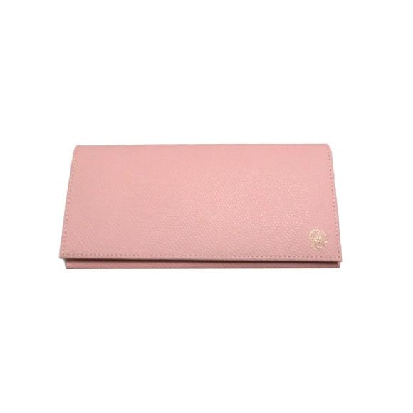 銀座村松時計店 菊紋入長財布 LW-101-PK ピンク【送料無料】