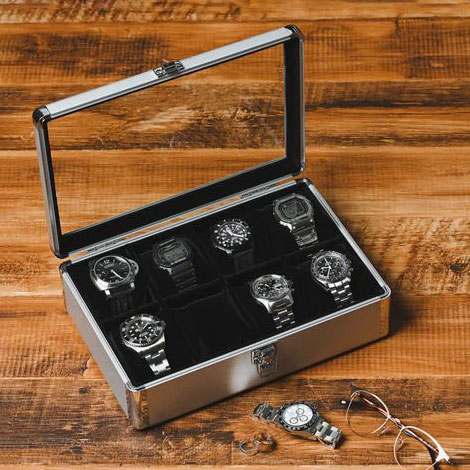 エスプリマ プレミアム タイムボックス 8本用 シルバー SE54030AL【送料無料】