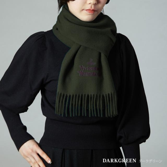 Vivienne Westwood 2025年モデル マフラー 25-81030007-W00Q7-AAB レディース メンズ ヴィヴィアンウエストウッド ヴィヴィアン ウール100%(代引不可)【送料無料】_10