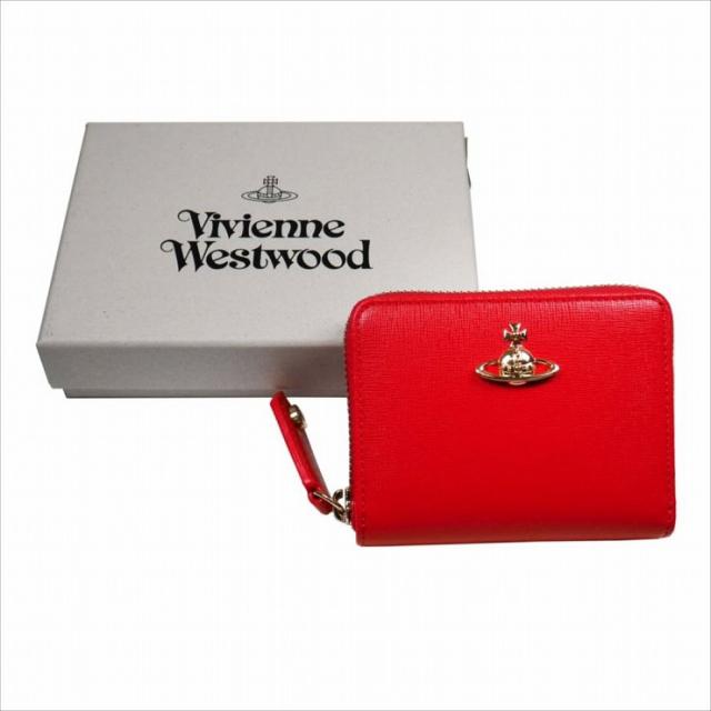 VIVIENNE WESTWOOD ヴィヴィアンウエストウッド NO.10 SAFFIANO 小銭入れ財布 51080001 RED 18SS おしゃれ プレゼント 贈り物 祝い品【送_3