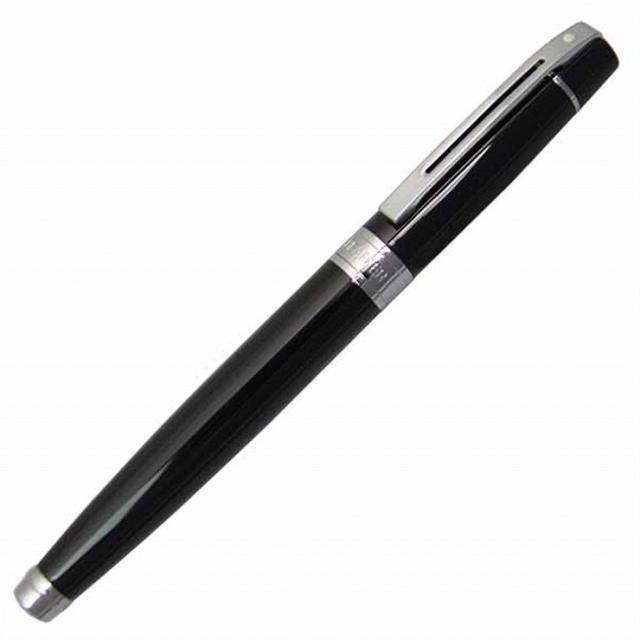 SHEAFFER シェーファー シェーファー300 ソリッドブラック 万年筆 ペン先 F 細字 おしゃれ プレゼント 贈り物 祝い品【送料無料】_1