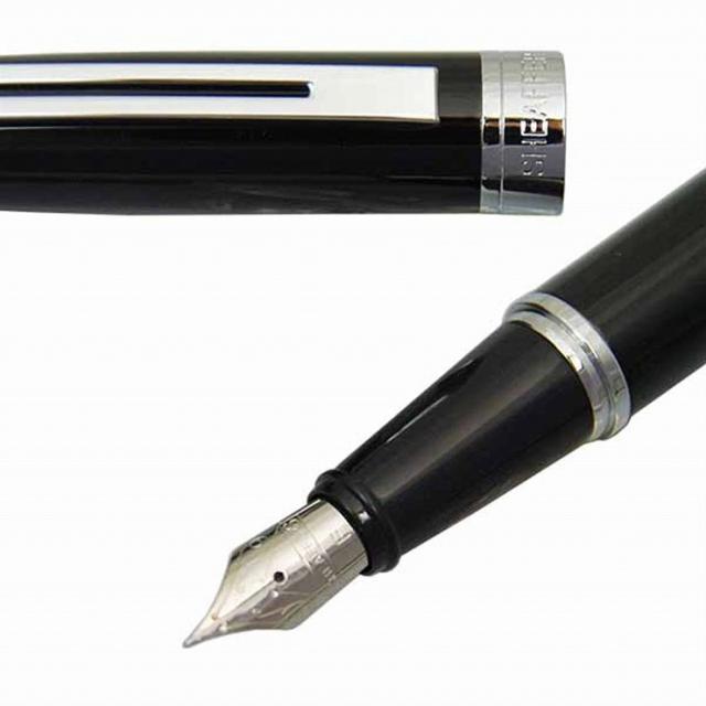 SHEAFFER シェーファー シェーファー300 ソリッドブラック 万年筆 ペン先 F 細字 おしゃれ プレゼント 贈り物 祝い品【送料無料】_2