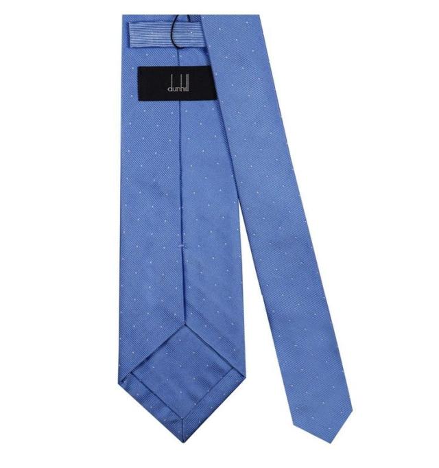 ダンヒル ネクタイ dunhill メンズ ライトブルー シルク イタリア製