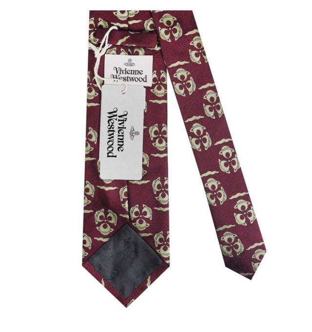 Vivienne Westwood ヴィヴィアンウエストウッド ネクタイ ボルドー メンズ ブランド イタリア製 ビジネス おしゃれ 男性 プレゼント ギフト 結婚式 卒業式 入学式 入社式 成人式 バレンタイン 誕生日【送料無料】_2