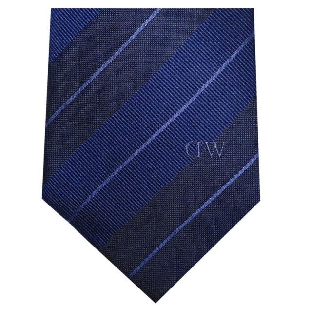 ダニエルウェリントン ネクタイ&amp;タイバー&amp;カフス 3点セットNAVY DW02800005(代引不可)【送料無料】_1