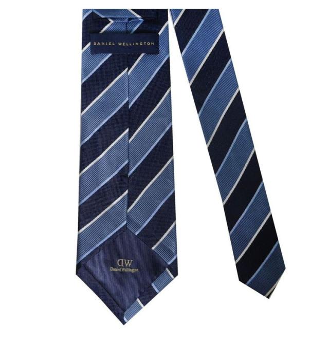 ダニエルウェリントン ネクタイ&タイバー&カフス 3点セットNAVY/BLUE DW02800007(代引不可)【送料無料】_2