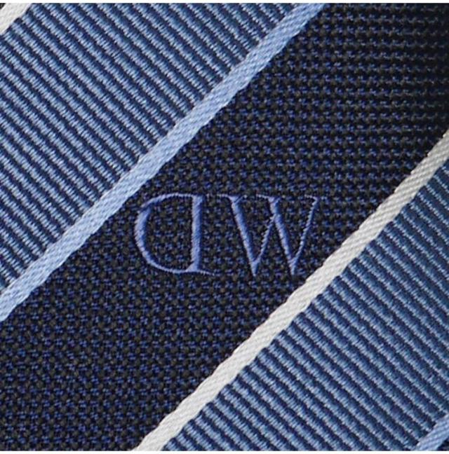 ダニエルウェリントン ネクタイ&タイバー&カフス 3点セットNAVY/BLUE DW02800007(代引不可)【送料無料】_3