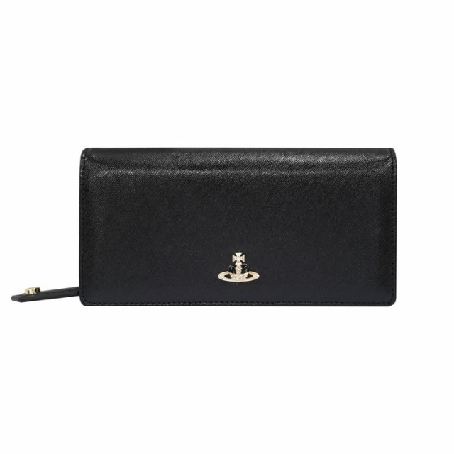 ヴィヴィアンウエストウッド 財布 Vivienne Westwood DIAMANTE 51060025-L0040 二つ折り長財布 N401 BLACK/GOLD PLATING(代引不可)【送料