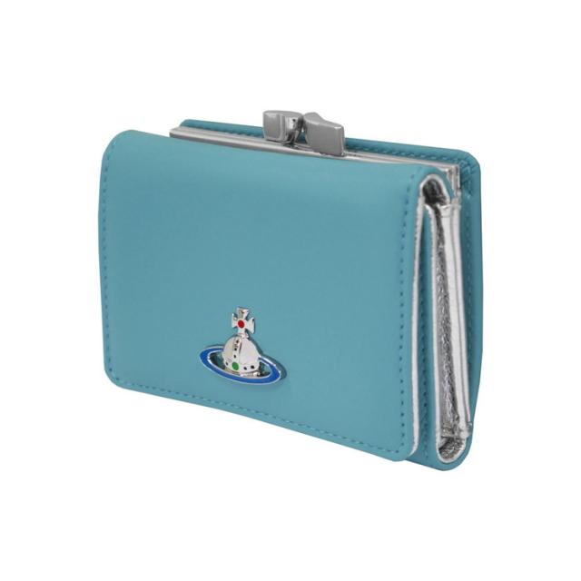 ヴィヴィアンウエストウッド 財布 Vivienne Westwood NAPPA 51010018-L001L 三つ折り財布(小銭ガマ口) NAPPA LEATHER K407 BLUE(代引不可)【送料無料】_2