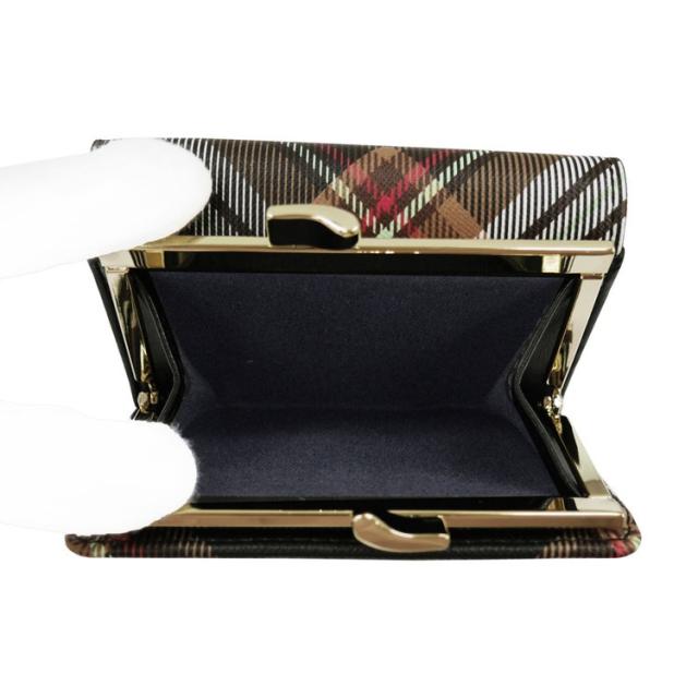 ヴィヴィアンウエストウッド 財布 Vivienne Westwood DERBY 51010018U-S001K- 二つ折り財布(小銭ガマ口) BIOGREEN SAFFIANO PRINTED D101 TARTAN BROWN/BLACK(代引不可)【送料無料】_4