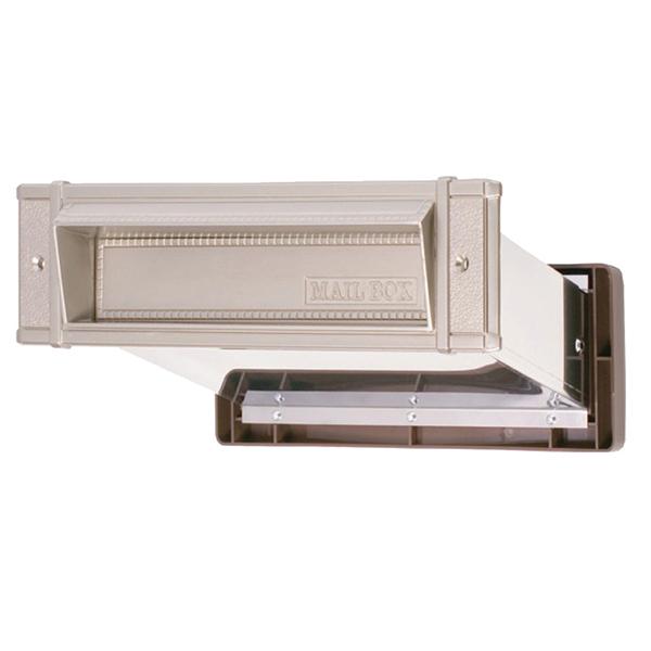 メイルシュート 内フタ付気密型 No.24 大壁 ステンレス(0001-05672) |b04 水上 ステンレスシュート 内フタ付気密型 No.24 大壁 H⁄L0001-05687