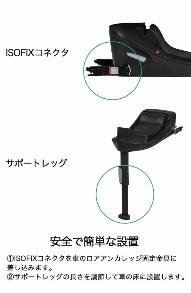 CYBEX サイベックス ベース ONE エイトンS2 i-Size 専用ベース CYBEX チャイルドシート専用 車台に直接固定 カーシート  固定用(代引不可)の通販はau PAY マーケット リコメン堂ファッション館 au PAY マーケット－通販サイト