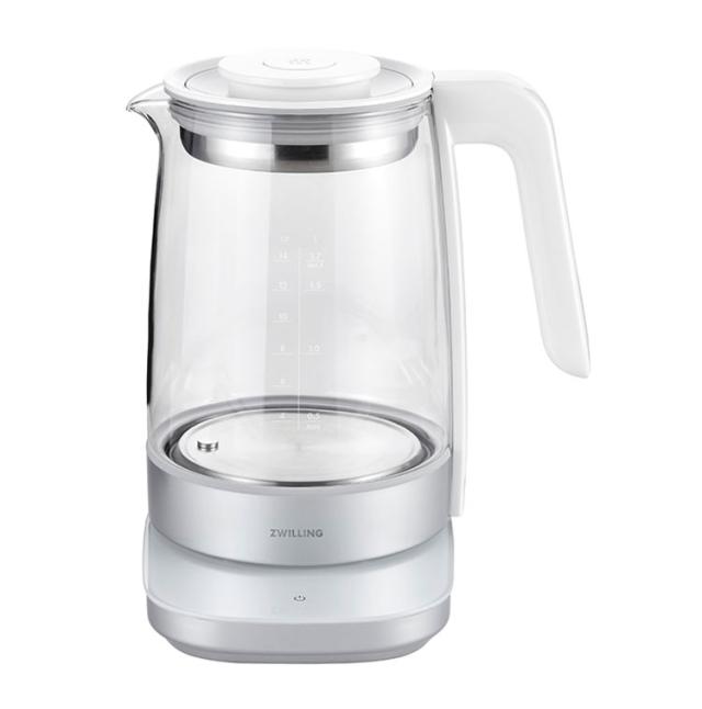 ツヴィリング エンフィニジー ヨーロピアンティーケトル 1.7L ガラス電気ケトル 6段階温度設定 保温 蒸らし機能 空焚き防止 自動電源OFF 【日本正規販売品】 ENFINIGY Kettles 53103-800(代引不可)【送料無料】