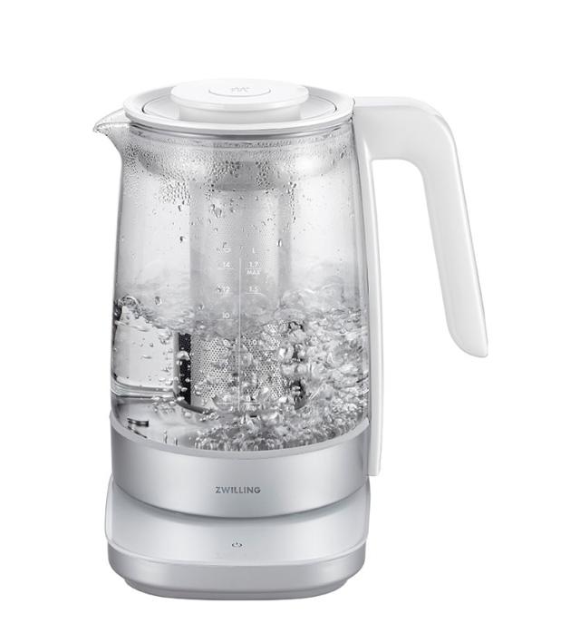 ツヴィリング エンフィニジー ヨーロピアンティーケトル 1.7L ガラス電気ケトル 6段階温度設定 保温 蒸らし機能 空焚き防止 自動電源OFF 【日本正規販売品】 ENFINIGY Kettles 53103-800(代引不可)【送料無料】