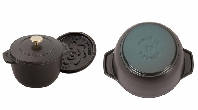 staub/ストウブ ラ ココット デ ゴハン S 12cm グレー | 食器と