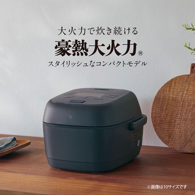 炊飯器 1升 10合 1升炊き 10合炊き 象印 象印マホービン NW-BB18-BZ 圧力IH炊飯ジャー ZOJIRUSHI 豪熱大火力 スレートブラック 極め炊き【送料無料】_1