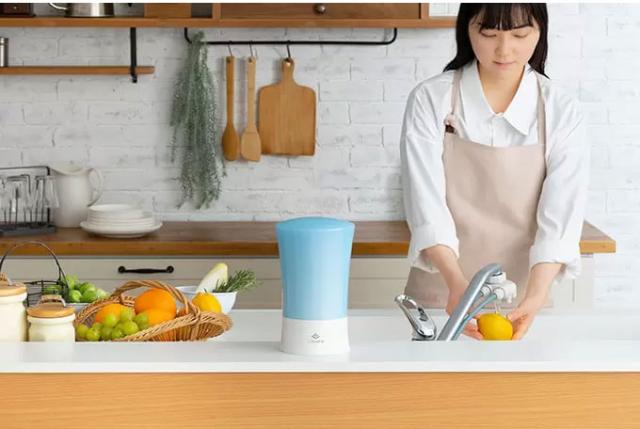 ゼンケン 浄水器 ビクラ浄水器2 グリーン MFH-V92G 曲線デザイン 透明