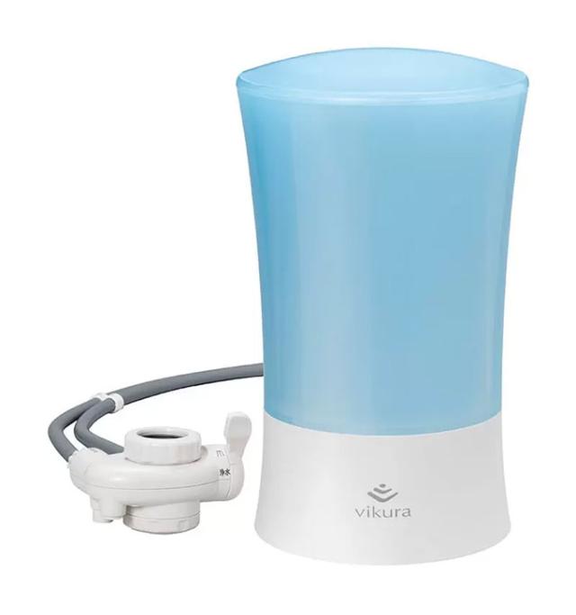 ゼンケン 浄水器 ビクラ浄水器2 ピンク MFH-V92P 曲線デザイン 透明感