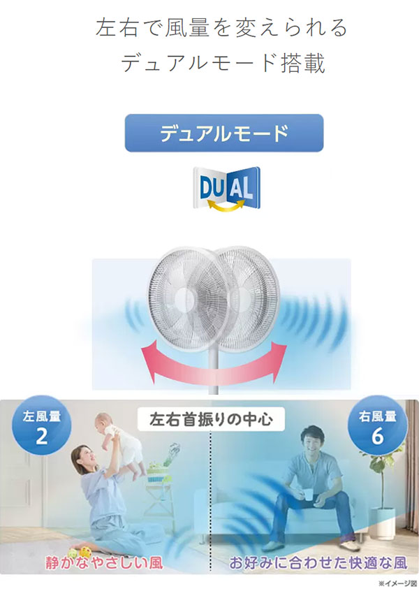 ゼンケン リビング扇風機 ZENKEN DC FAN 2 ZEF-DC2 心地よい 静音性