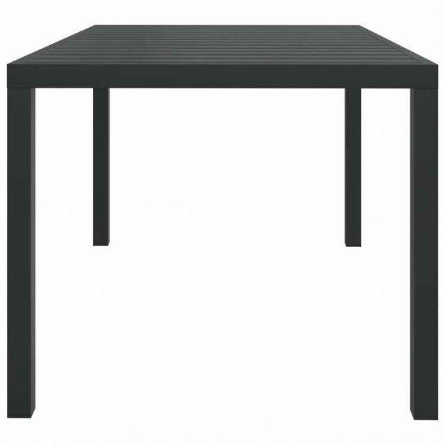 vidaXL ガーデンテーブル ブラック 150x90x74cm アルミ&WPC製家具 アウトドア家具 アウトドアテーブル(代引不可)【送料無料】_2