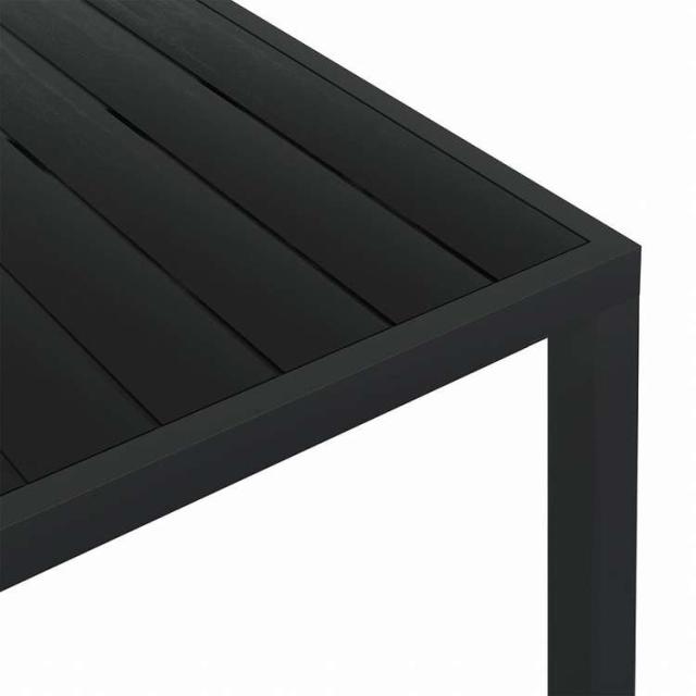 vidaXL ガーデンテーブル ブラック 150x90x74cm アルミ&WPC製家具 アウトドア家具 アウトドアテーブル(代引不可)【送料無料】_3