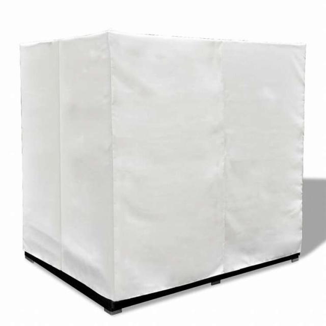 vidaXL 屋外ラウンジベッド カーテン付き ポリラタン製 ブラック家具 アウトドア家具 屋外ベッド(代引不可)【送料無料】_10