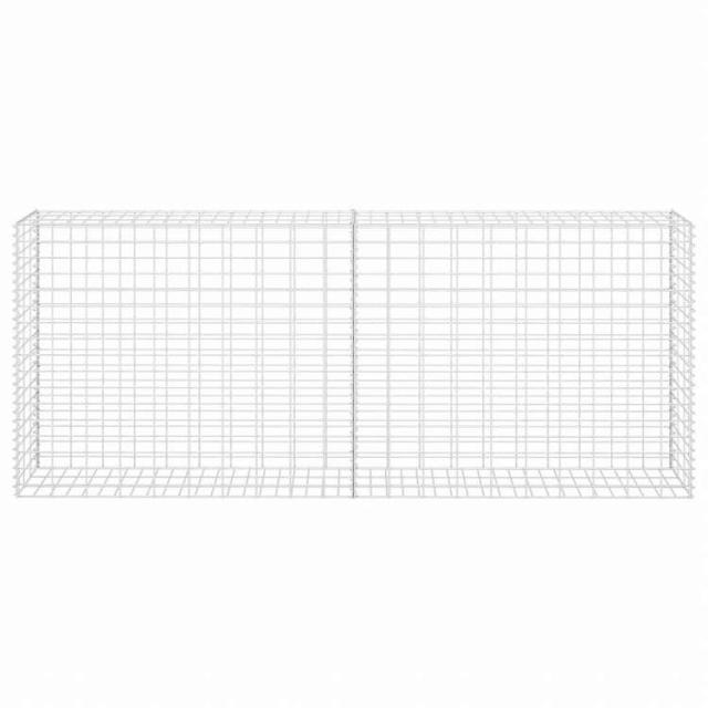 vidaXL ガビオンバスケット 亜鉛メッキ鋼製 85x30x200 cmハードウェア フェンス&バリア フェンスパネル(代引不可)【送料無料】_2