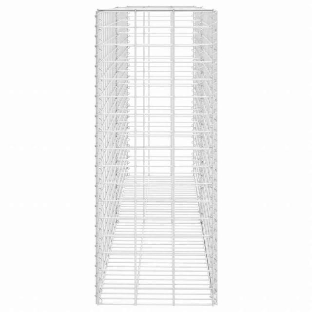 vidaXL ガビオンバスケット 亜鉛メッキ鋼製 85x30x200 cmハードウェア フェンス&バリア フェンスパネル(代引不可)【送料無料】_3