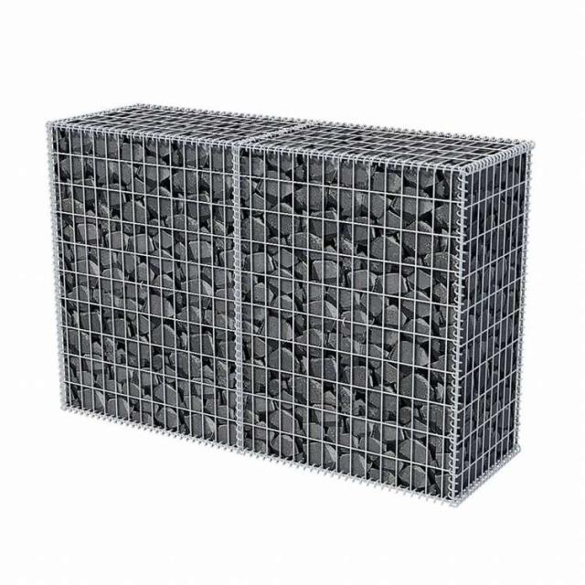 vidaXL ガビオンバスケット 亜鉛メッキ鋼製 150x50x100 cmハードウェア フェンス&バリア フェンスパネル(代引不可)【送料無料】_2