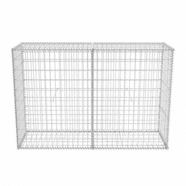 vidaXL ガビオンバスケット 亜鉛メッキ鋼製 150x50x100 cmハードウェア フェンス&バリア フェンスパネル(代引不可)【送料無料】_3