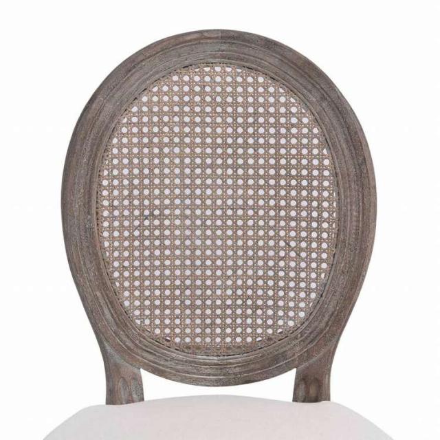 vidaXL ダイニングチェア 6点 クリーム ファブリック家具 チェア キッチン・ダイニングルームチェア(代引不可)【送料無料】_4