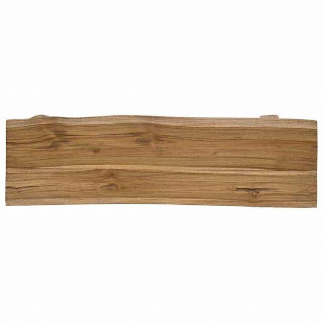 vidaXL ベンチ 混合再生木材&チーク無垢材 100x28x43cm家具 ベンチ 倉庫・通路用ベンチ(代引不可)【送料無料】_4
