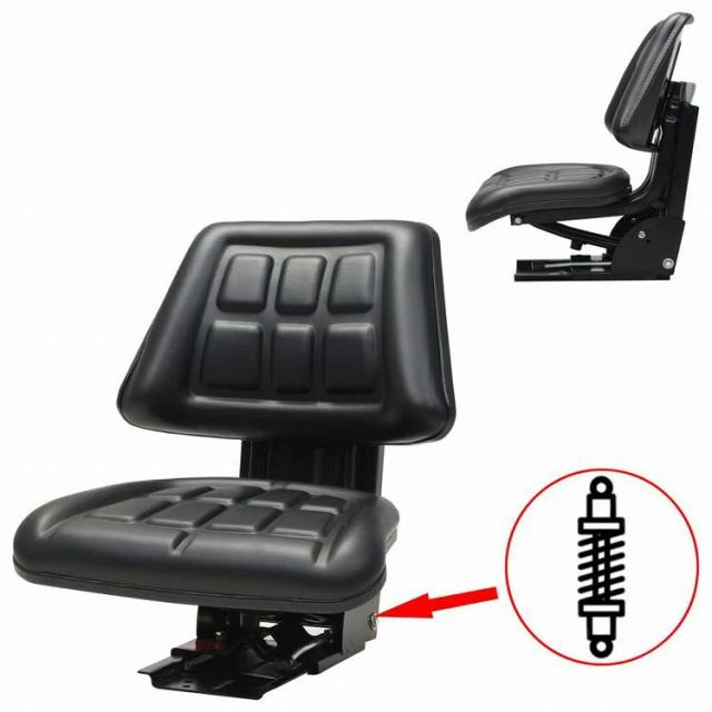 vidaXL トラクターシート サスペンション付き ブラックホーム&amp;ガーデン 芝&amp;ガーデン 屋外用電源機器アクセサリ トラクター部品・アクセサリ(代引不可)【送料無料】_1