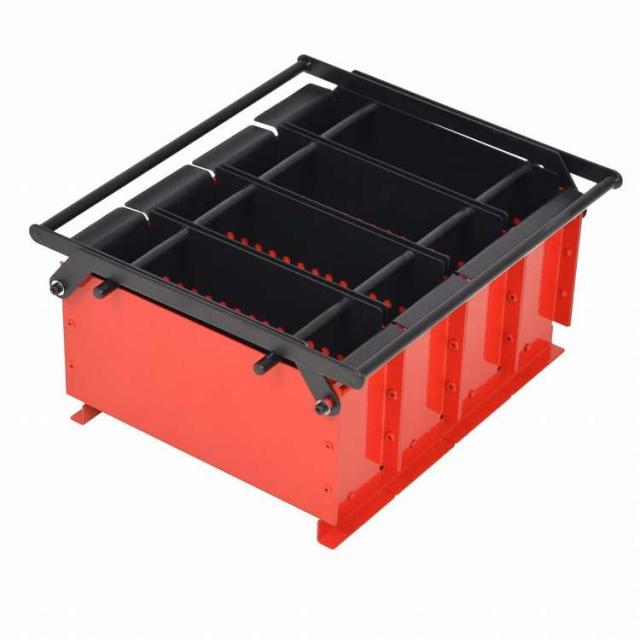 vidaXL ペーパーログブリケットメーカー スチール製 38x31x18cm ブラック&amp;レッドホーム&amp;ガーデン 暖炉・木製ストーブ用品 暖炉用ツール(代引不可)【送料無料】