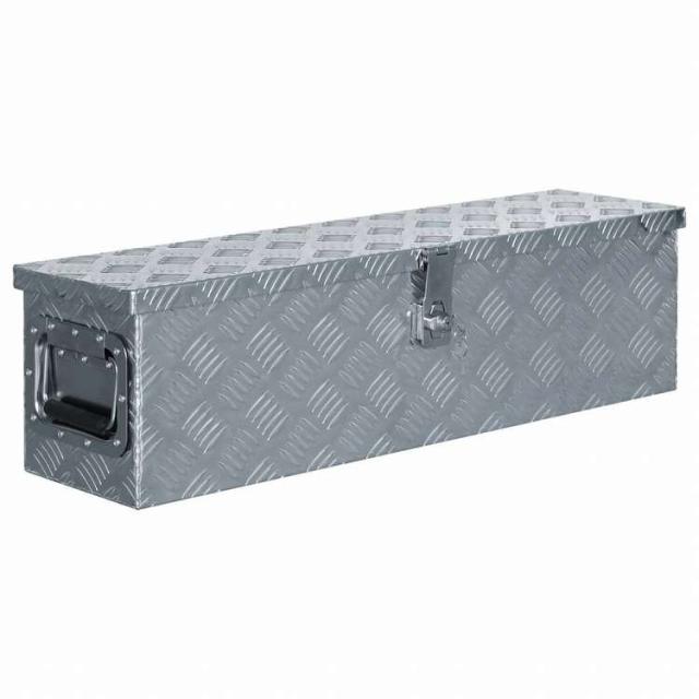 vidaXL アルミボックス 80.5x22x22cm シルバーハードウェア ハードウェアアクセサリ 工具収納・整理整頓 ツールボックス(代引不可)【送料無料】