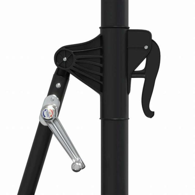 vidaXL 壁面取付け型パラソル 金属ポール付き 300 cm アントラシートホーム&ガーデン 芝&ガーデン アウトドアリビング 屋外用傘・サンシェード(代引不可)【送料無料】_5