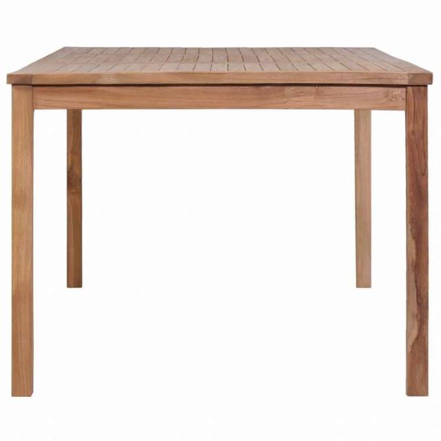 vidaXL ガーデンテーブル 200x100x77cm チーク無垢材家具 アウトドア家具 アウトドアテーブル(代引不可)【送料無料】_2