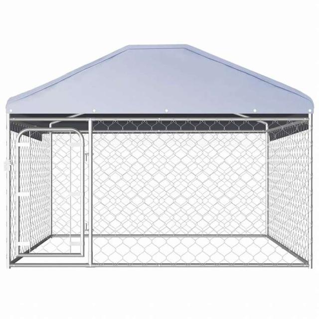 vidaXL 屋根付き 屋外用 犬小屋 200x200x135 cmAnimals & Pet Supplies ペット用品 犬用品 犬小屋・ドッグラン(代引不可)【送料無料】_1