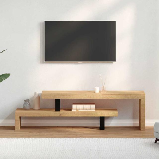 vidaXL TV台 マンゴーウッド 無垢材家具 AVラック・テレビ台(代引不可)【送料無料】_5
