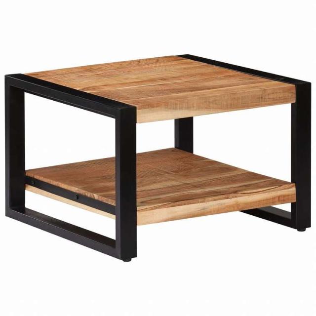 vidaXL コーヒーテーブル 60x60x40cm アカシア無垢材家具 テーブル アクセントテーブル コーヒーテーブル(代引不可)【送料無料】