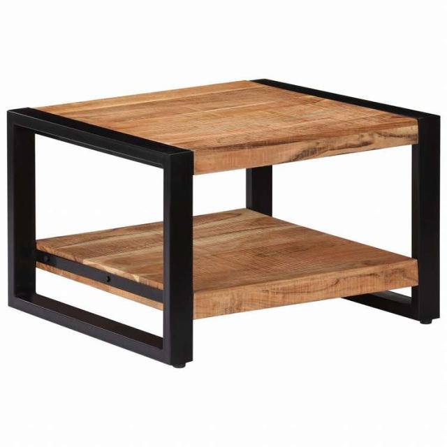 vidaXL コーヒーテーブル 60x60x40cm アカシア無垢材家具 テーブル アクセントテーブル コーヒーテーブル(代引不可)【送料無料】_1