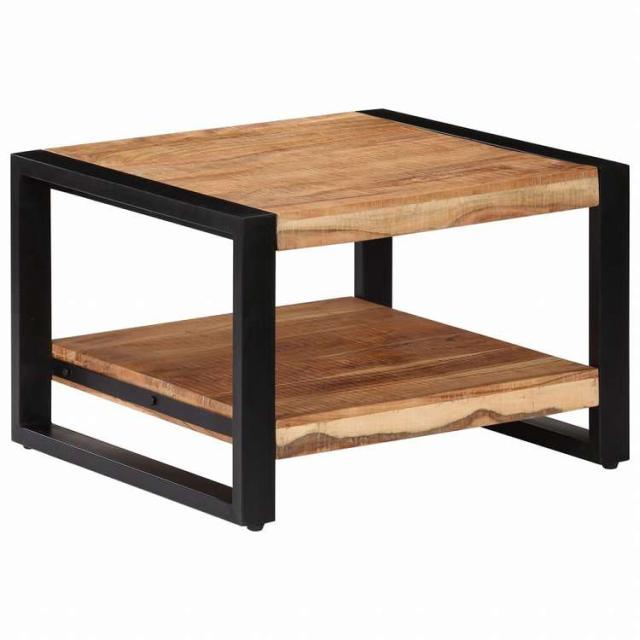 vidaXL コーヒーテーブル 60x60x40cm アカシア無垢材家具 テーブル アクセントテーブル コーヒーテーブル(代引不可)【送料無料】_11