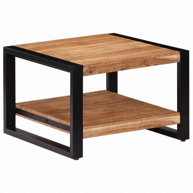 vidaXL コーヒーテーブル 60x60x40cm アカシア無垢材家具 テーブル アクセントテーブル コーヒーテーブル(代引不可)【送料無料】_2