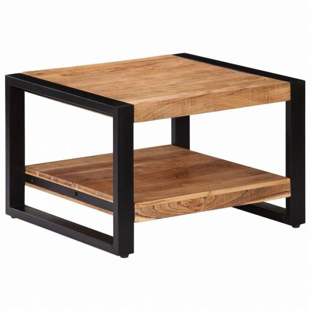 vidaXL コーヒーテーブル 60x60x40cm アカシア無垢材家具 テーブル アクセントテーブル コーヒーテーブル(代引不可)【送料無料】_3