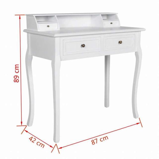 vidaXL モダン化粧台家具 キャビネット&収納 洗面・化粧台ユニット 寝室用化粧用テーブル(代引不可)【送料無料】_4