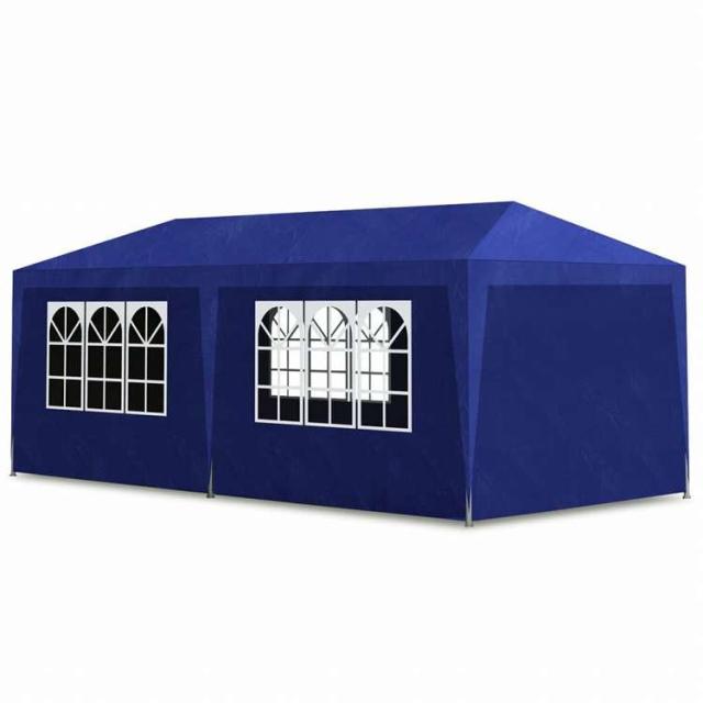 vidaXL パーティーテント 3x6m ブルーホーム&ガーデン 芝&ガーデン アウトドアリビング アウトドアストラクチャー キャノピー・ガゼボ(代引不可)【送料無料】_1