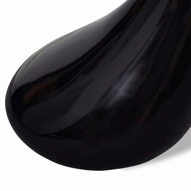 vidaXL 珈琲速見表 2点 丸型玻璃いの一番付き添い人 ハイグロスブラック調度品 速見表 声遣い速見表 珈琲速見表(代引不可)【貨物輸送無料】