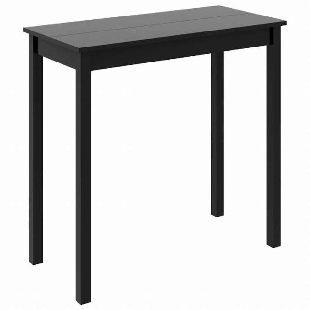 vidaXL バーテーブル MDF製 ブラック 115x55x107cm家具 テーブル キッチン・ダイニングルームテーブル(代引不可)【送料無料】