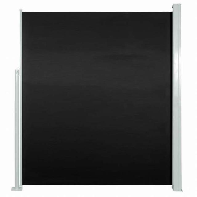 vidaXL パティオ テラスサイド オーニング 160x300cm ブラックホーム&amp;ガーデン 芝&amp;ガーデン アウトドアリビング 屋外用傘・サンシェード(代引不可)【送料無料】_1