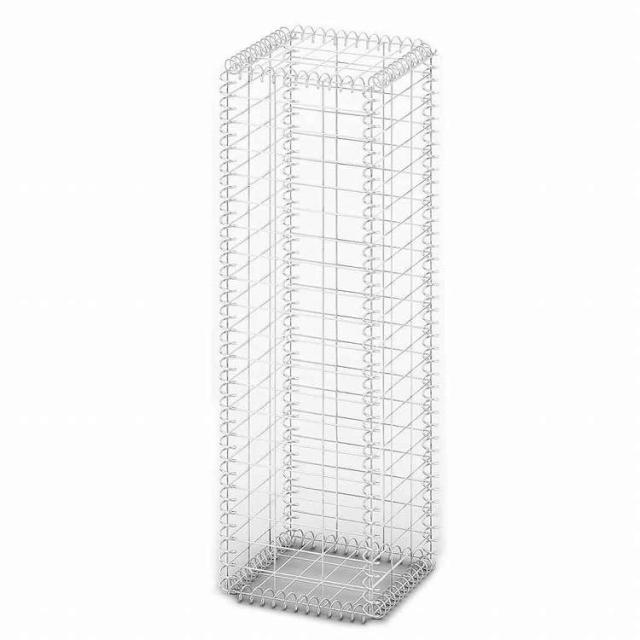 vidaXL 蓋つきガビオンバスケット 亜鉛メッキ鋼線製 100x30x30cmハードウェア フェンス&バリア フェンスパネル(代引不可)【送料無料】_3